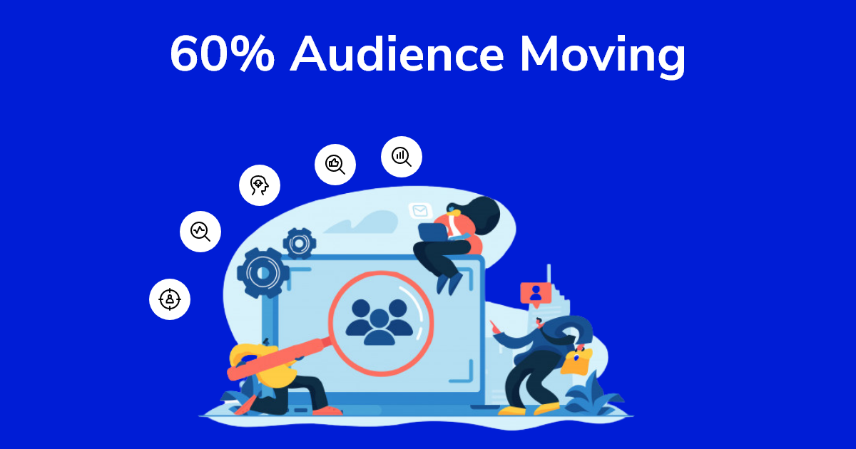 60% Audience Moving