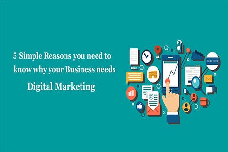 5 simple reasons you need to know why your business needs Digital Marketing